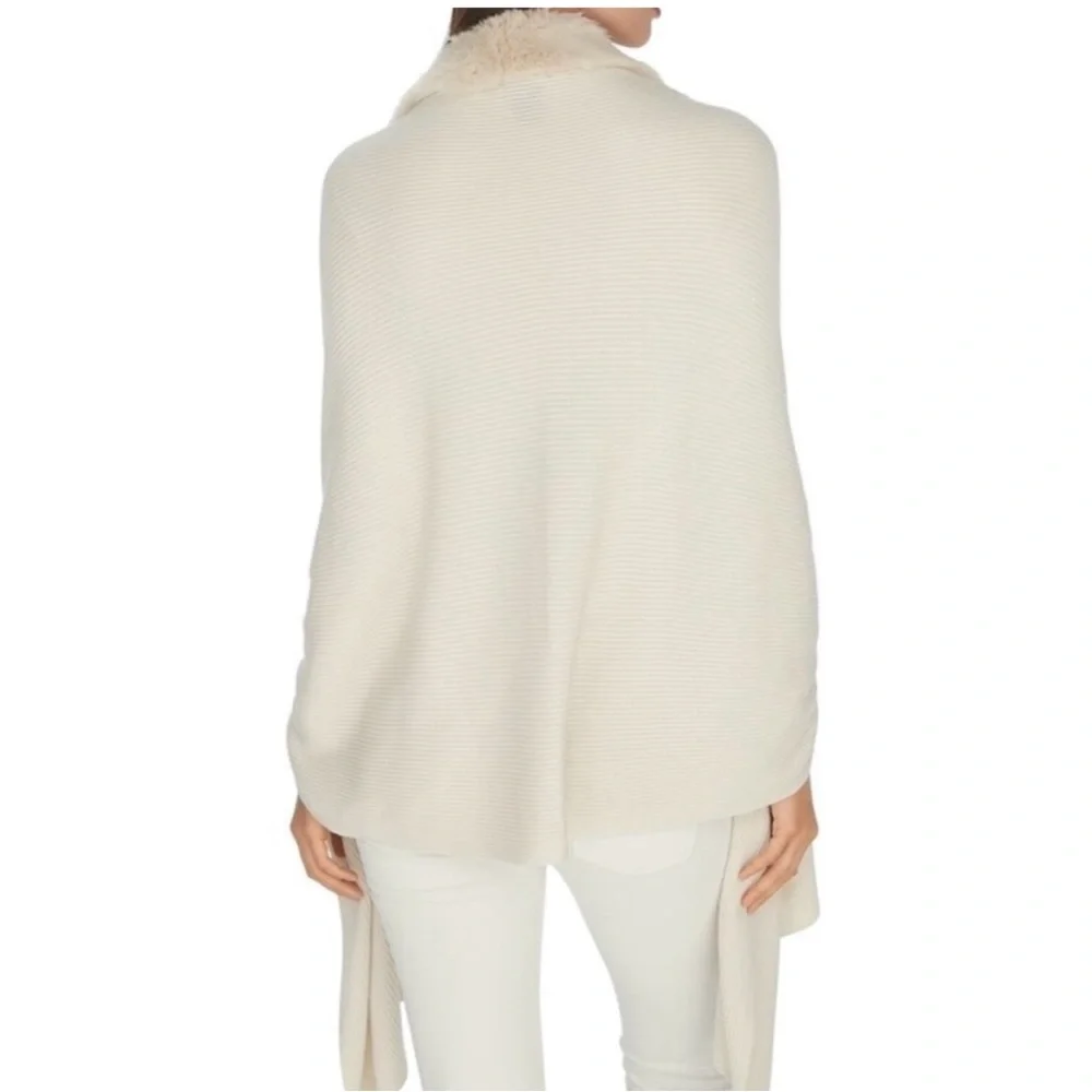 White House Black Market Faux Fur Cover Up - Picture 3 of 12